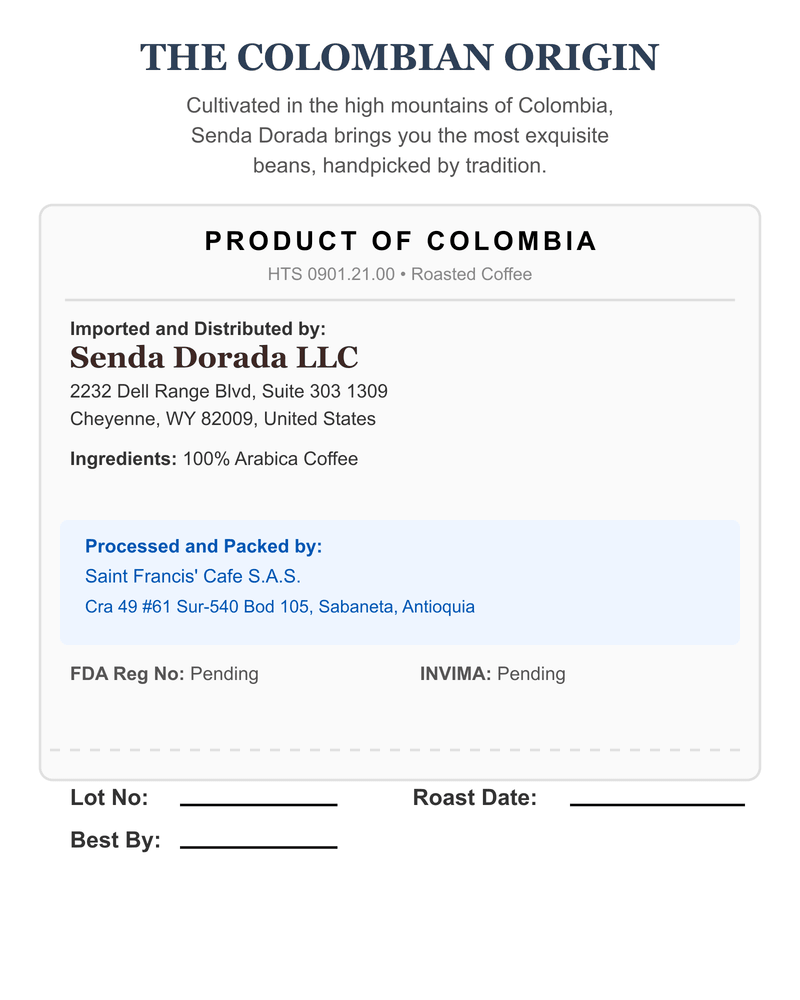 Castillo TS back label